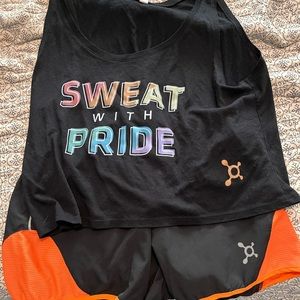 Orangetheory shorts and pride tank bundle
